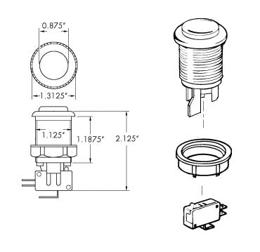 Arcade Parts: Arcade Buttons and Arcade Microswitches