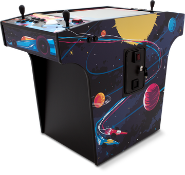 "Space Race" Cocktail Arcade Machine With 250+ Arcade Classics