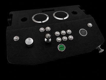 Arcade2TV Pinball FX Edition single-player control deck with chrome controls, trackball, spinner and right-hand plunger