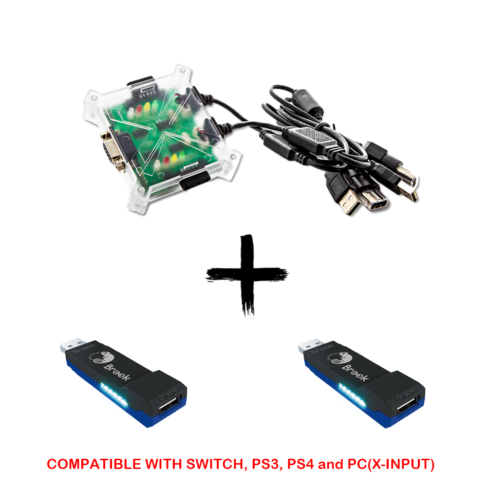 X-Arcade SWITCH + PS3/4 + PC Adapter kit (PRE-ORDER NOW SHIP IN DEC)