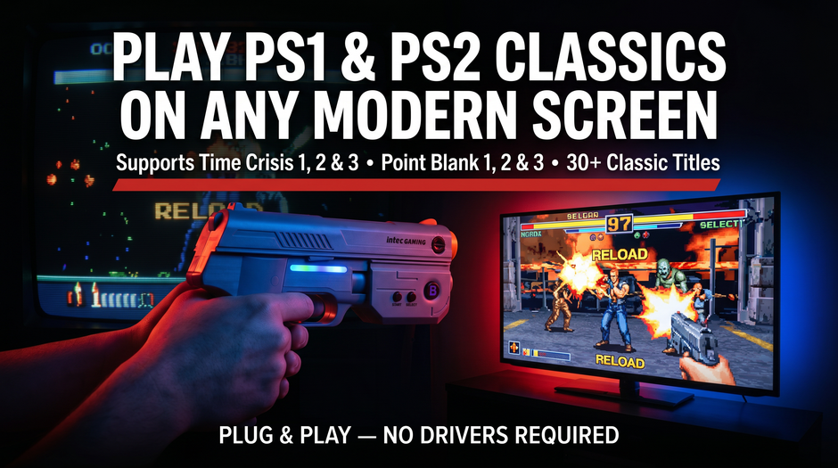 TIME BREAKER LIGHTGUN FOR PS1/PS2