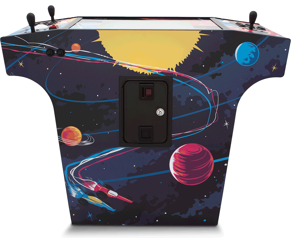 "Space Race" Cocktail Arcade Machine With 250+ Arcade Classics