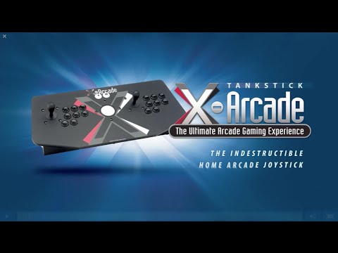 X-Arcade Tankstick Unbreakable Arcade Stick, Relive Arcade Classics.