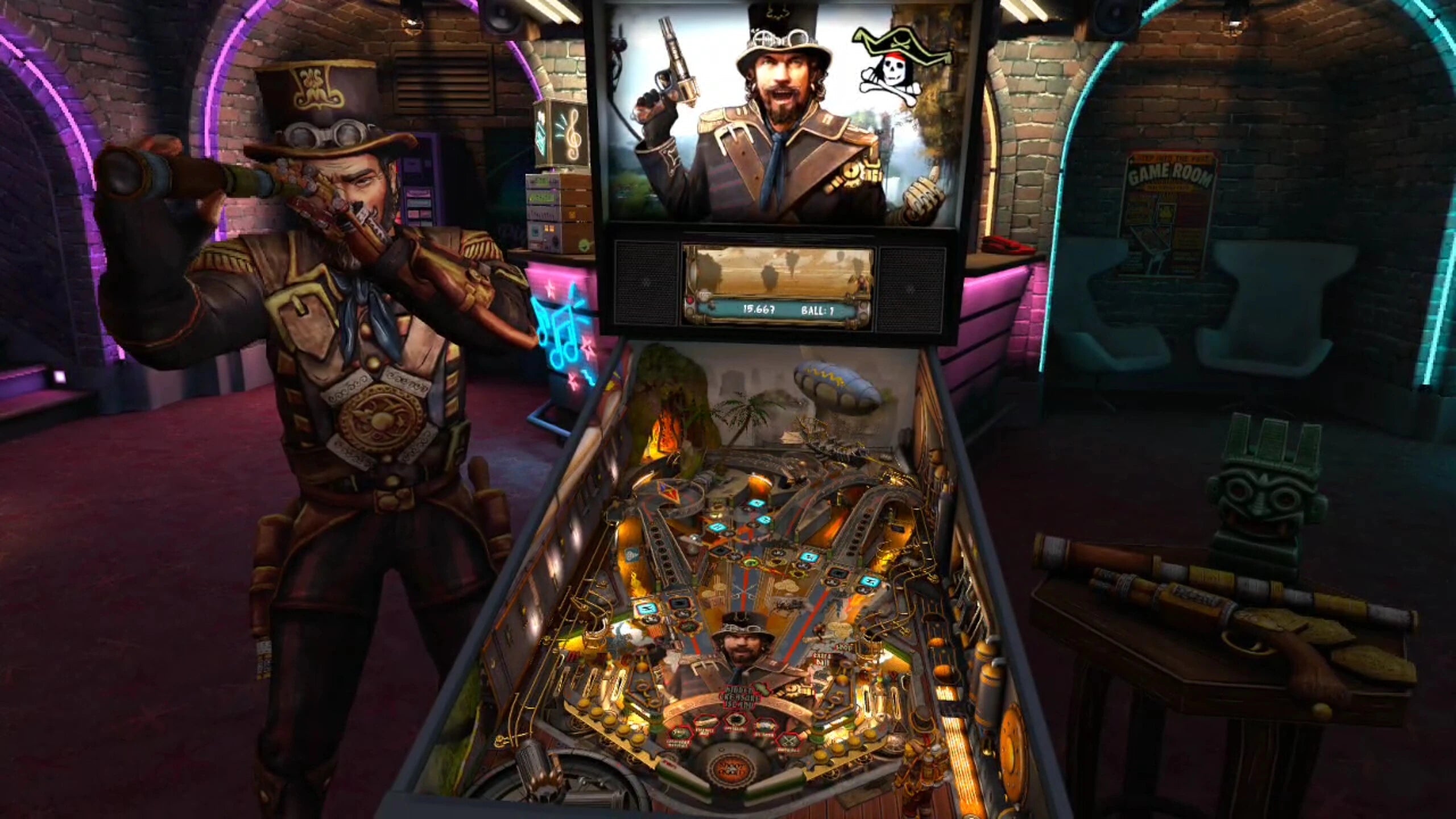 An airborne adventure in the world of Pinball FX VR™.